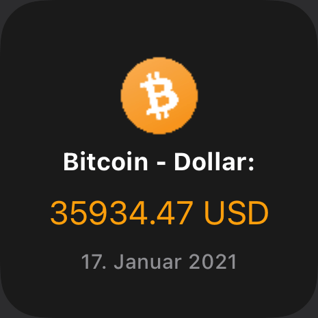 Bitcoin - USD Preis