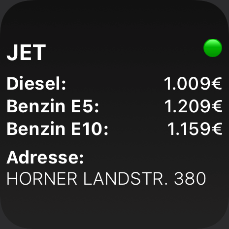 Tankstellenpreise